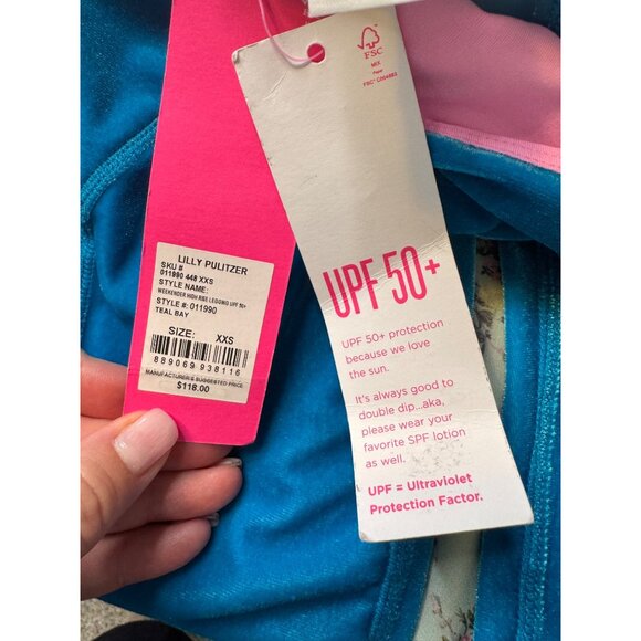 Lilly Pulitzer Luxletic Weekender Plush Velvet Stretch  Size XXS NWT $118 - Picture 8 of 12